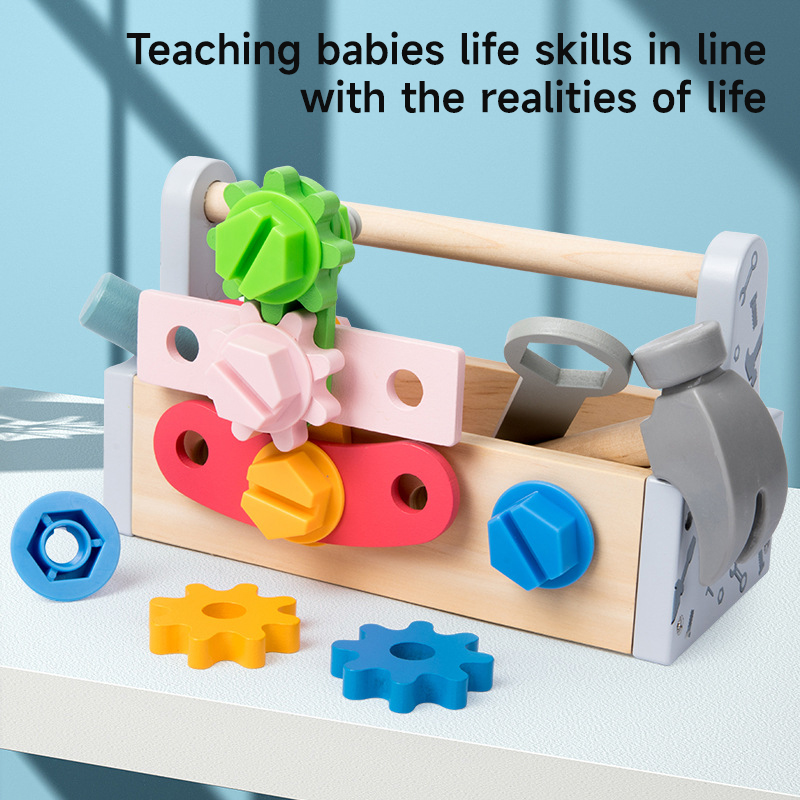 Gardening Tools Toddler - Drewniany zestaw narzędzi dla dzieci, zabawki