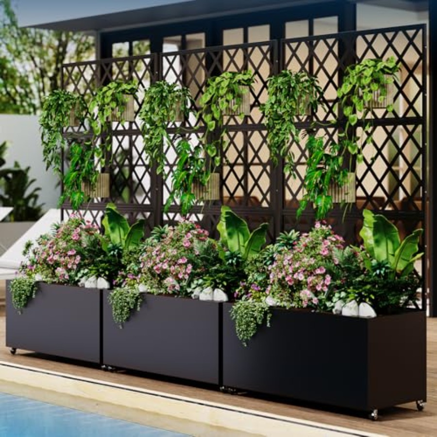 Raised Bed Planter Box - IDEAHOUSE – podwyższona ogrodowa lejka ze