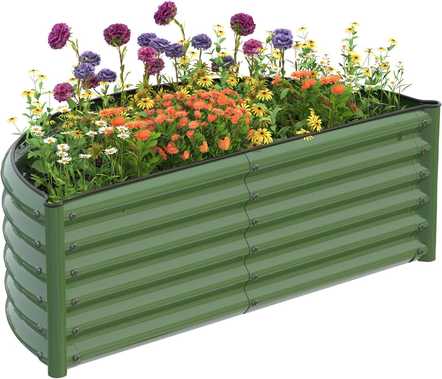 Raised Bed Planter Box - Galwanizowana podwyższona grządka ogrodowa na zewnątrz,