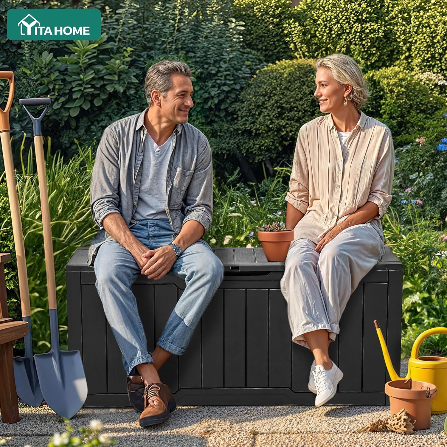 Skrzynia ogrodowa z żywicy o p – Gardening Tools Images recenzja i cena