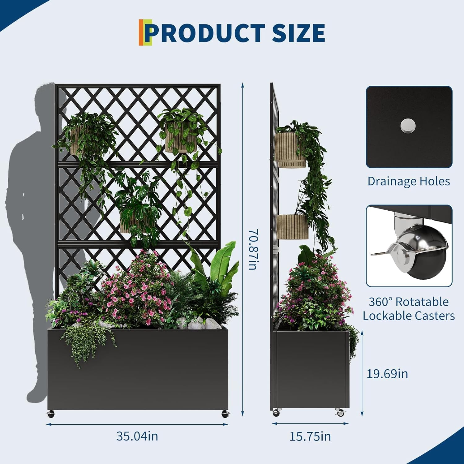 Stelażowa donica z ocynkowanej – Raised Bed Planter Box recenzja i cena