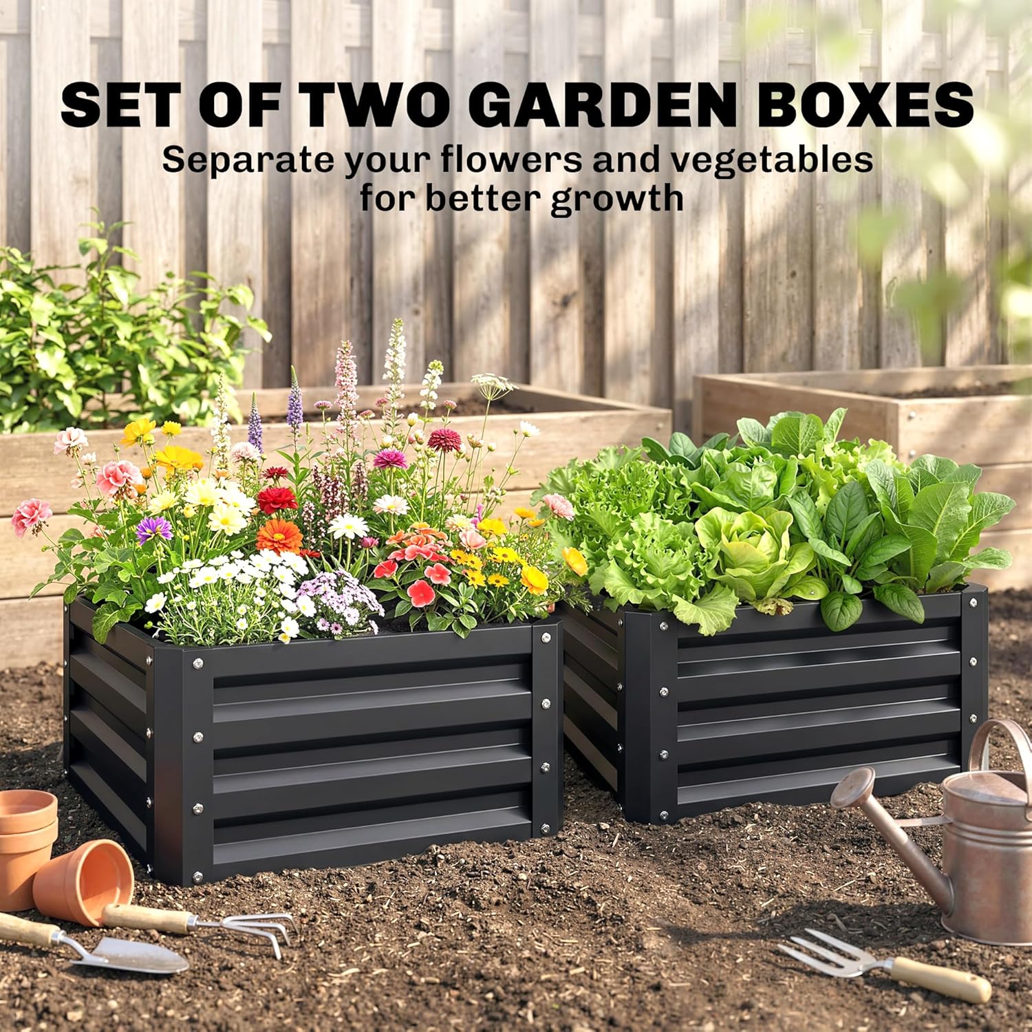 Dwuczęściowa ocynkowana podwyż – Raised Bed Planter Box recenzja i cena