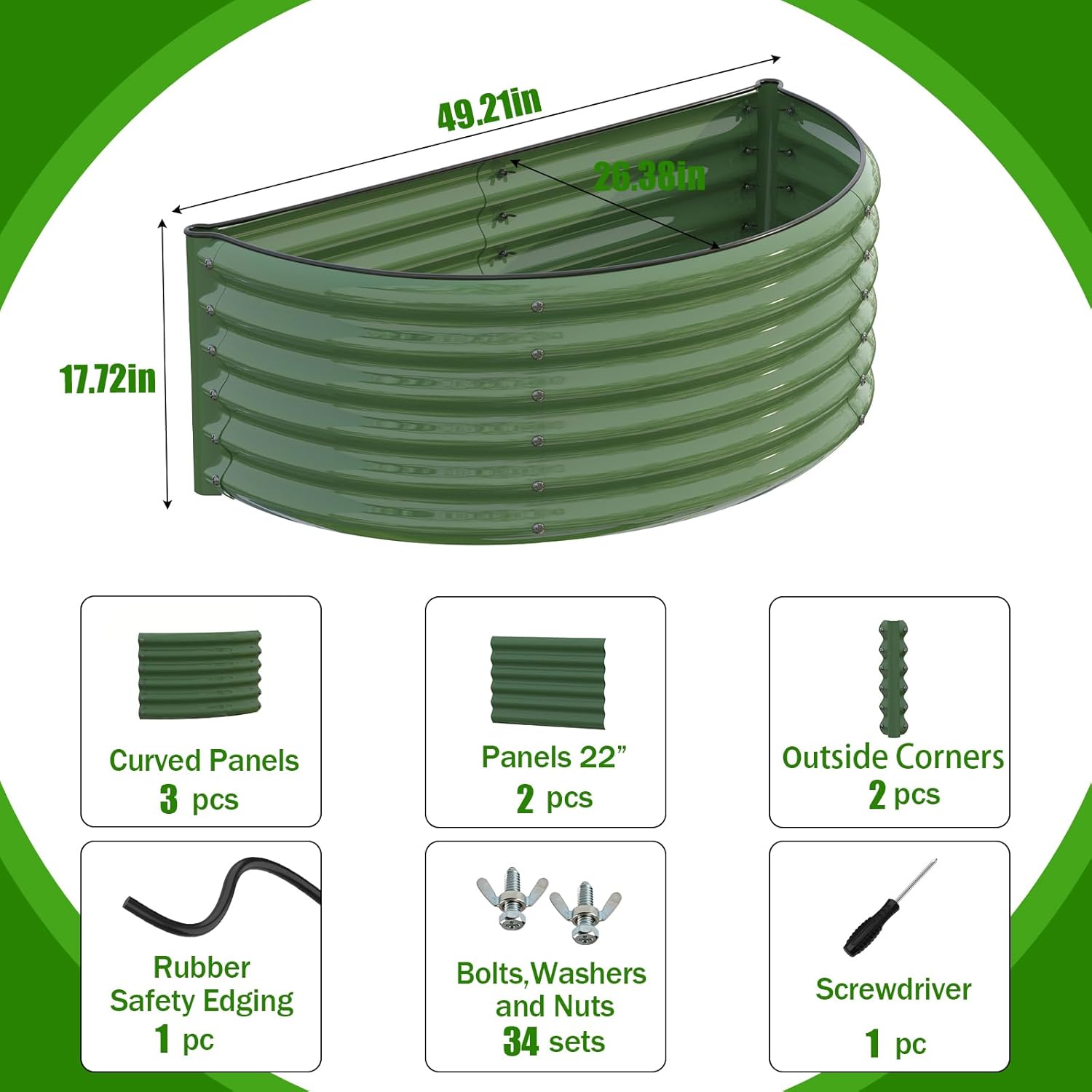 Galwanizowana podwyższona grzą – Raised Bed Planter Box recenzja i cena