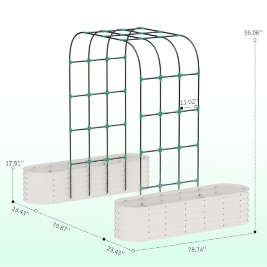 Wysoka, ocynkowana grządka pod – Raised Bed Planter Box recenzja i cena