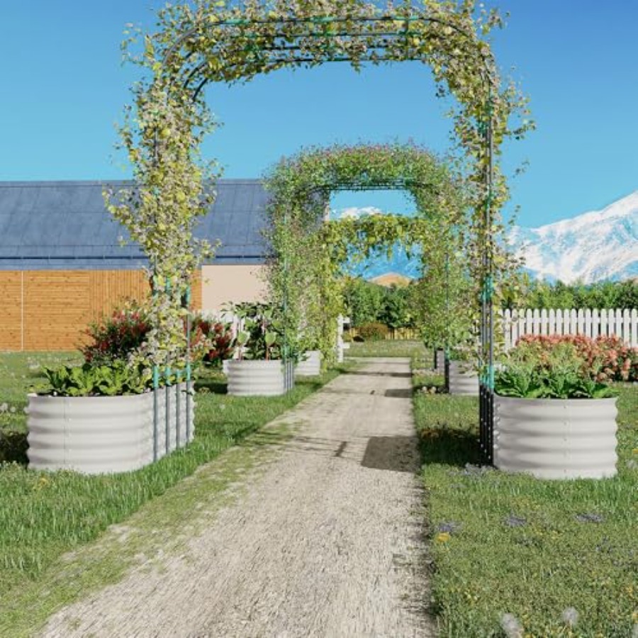 Wysoka, ocynkowana grządka pod – Raised Bed Planter Box recenzja i cena