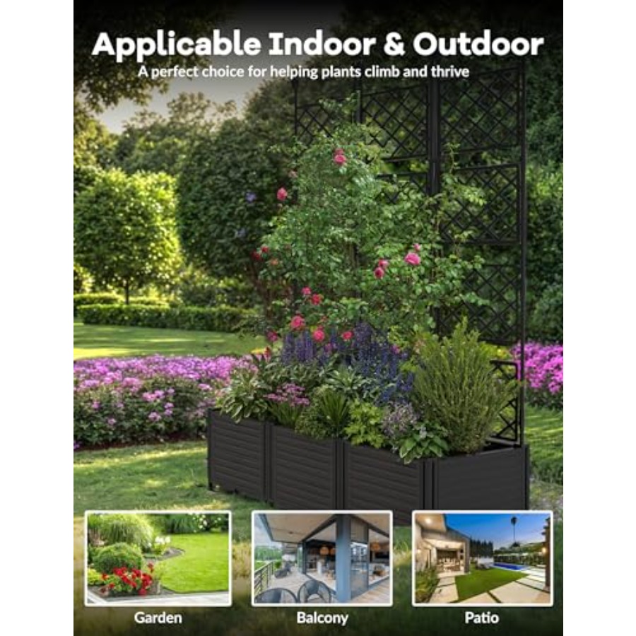 Zestaw 3 sztuk modułowych, pod – Raised Bed Planter Box recenzja i cena
