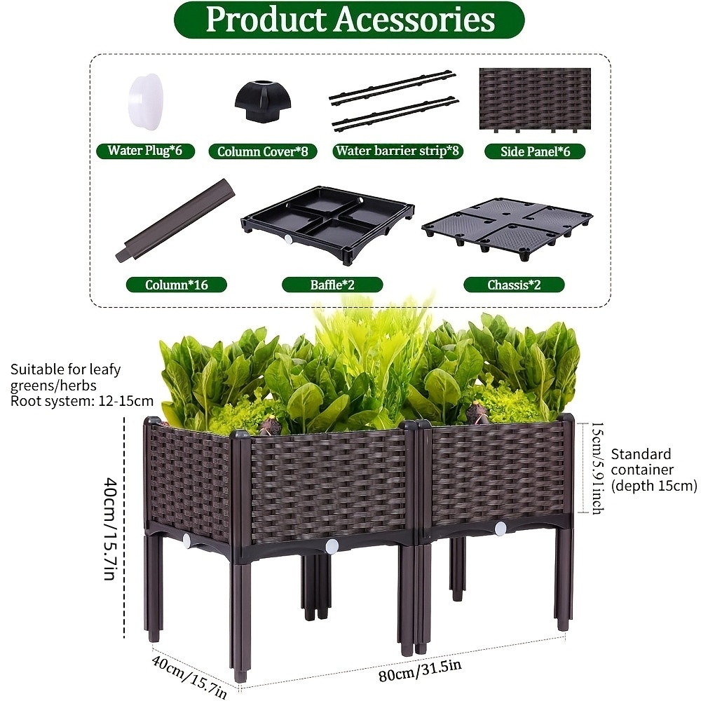 Podwyższona grządka ogrodowa,  – Raised Bed Planter Box recenzja i cena