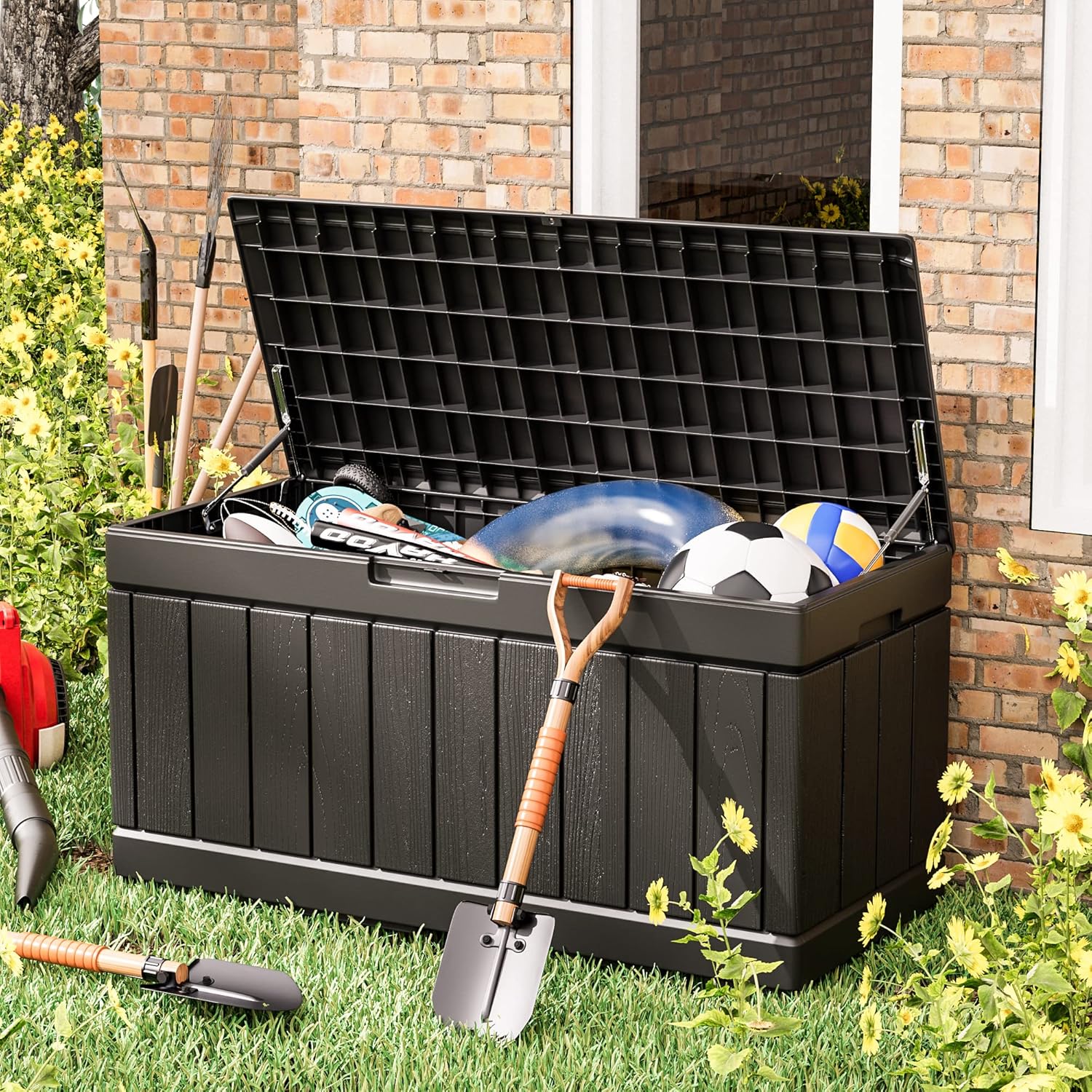 Skrzynia ogrodowa z żywicy o p – Gardening Tools Images recenzja i cena