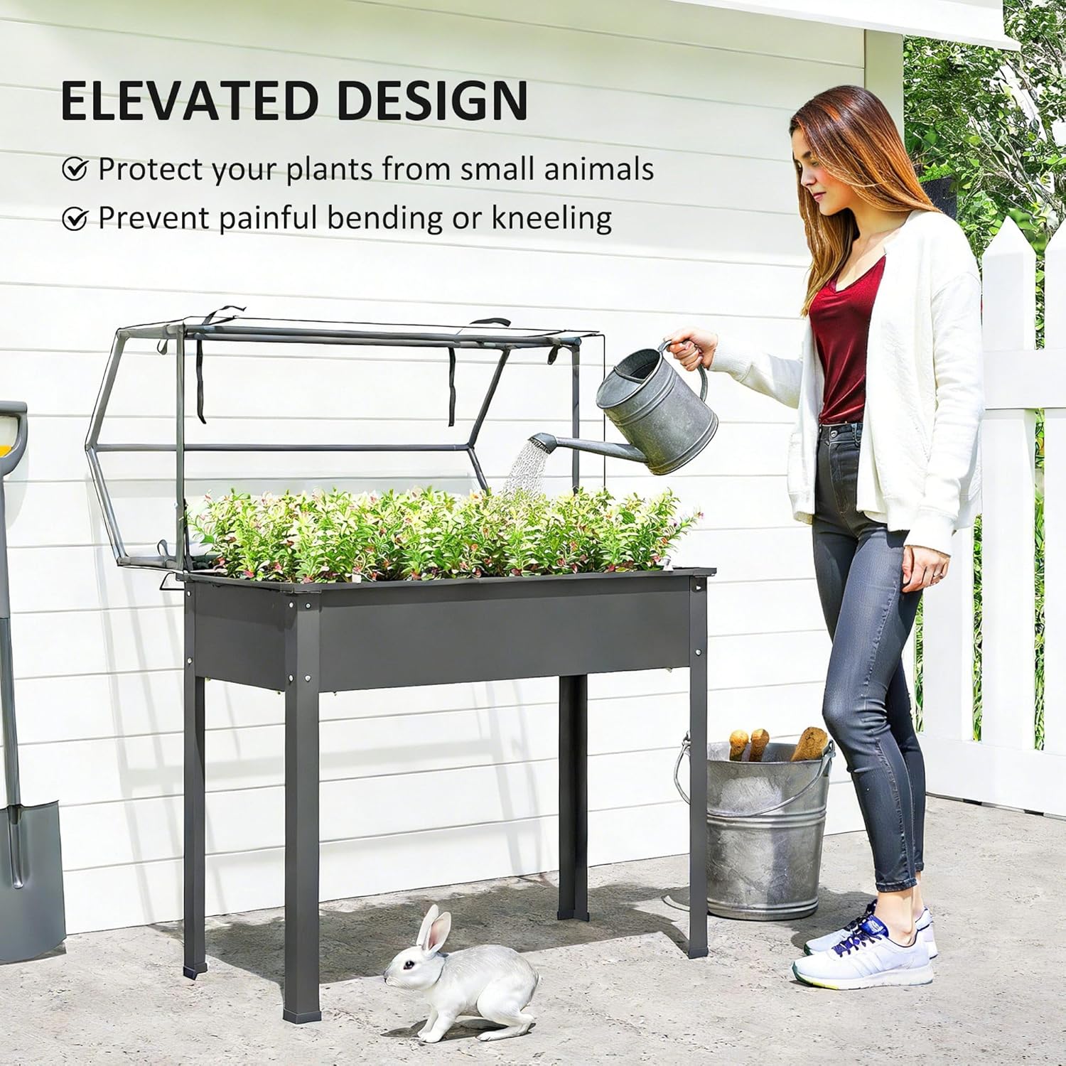 Podwyższona grządka ogrodowa z – Raised Bed Planter Box recenzja i cena